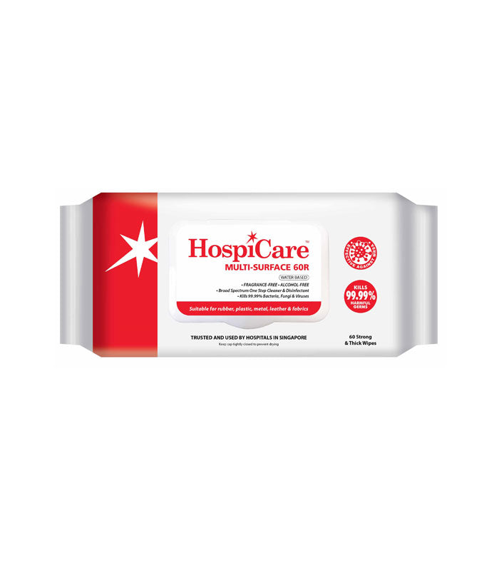 Protection Pack: HospiCare Multi-surface Wipes 60 Sheets