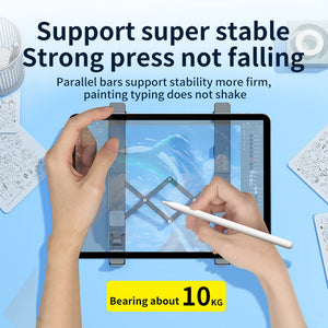 Others: Foldable Aluminium Laptop Stand with Adjustable Bracket