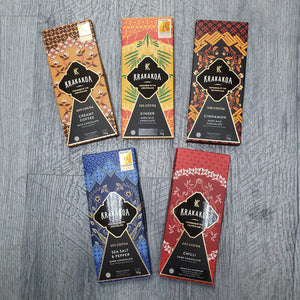 50g KRAKAKOA Flavoured Range Chocolate I Halal