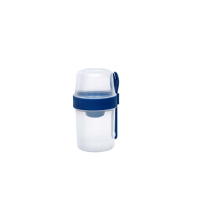 Others: Lock and Lock To-Go 2 Way Twist Container with Spork 560ml+310ml Round