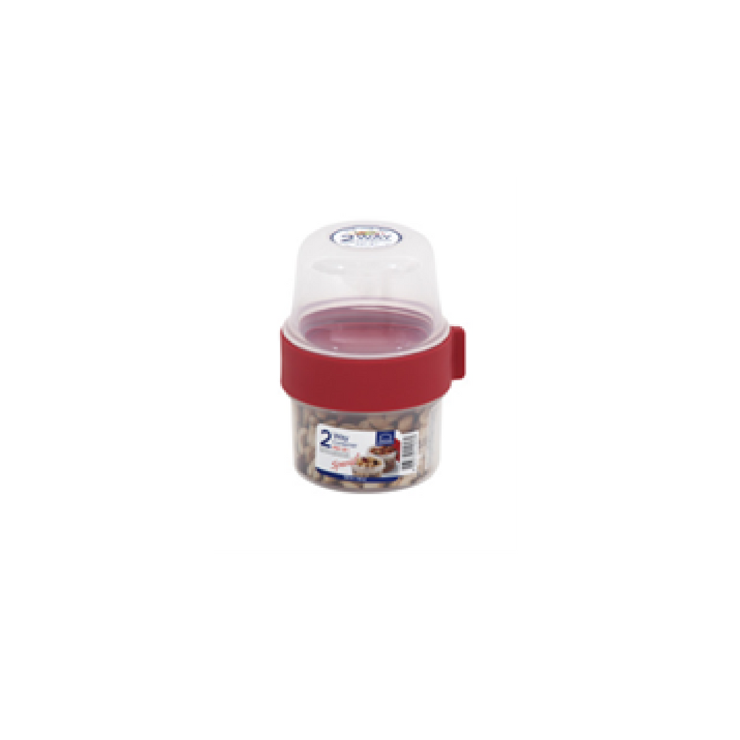 Others: Lock and Lock Twist 2 Way Food Container - 150ml+150ml