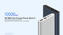Load image into Gallery viewer, Electronics Pack: Mi 10000mAh 18W Fast Charge Power Bank 3
