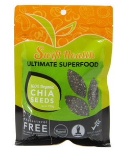 Healthy Snack: 150g Swift Health Organic Chia Seeds