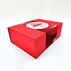 Clamshell Premium Box (Size M) - With Customised Belly Wrap or Sticker