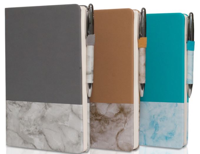 Others: A5 Case-bound Notebook - Marble Series