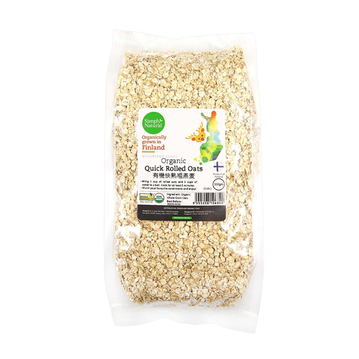 Wellness Pack: Simply Natural Organic Rolled Oats 500g