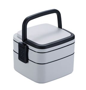 Others: Double Layer Square Lunch Box (BPA-Free, Microwave Heating only)
