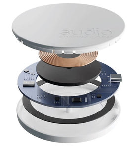 Electronics Pack: Sudio LADD 10W Wireless Charging Pad (White)