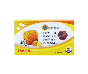 Immunity Pack: HONEYWORLD® Manuka UMF 16+ Lemon Lozenges 8pcs