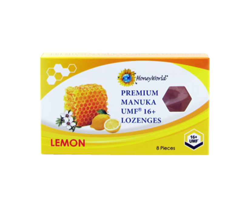 Immunity Pack: HONEYWORLD® Manuka UMF 16+ Lemon Lozenges 8pcs