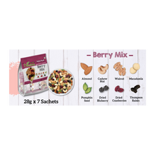 Load image into Gallery viewer, Healthy Snack (Halal): 28g x 7 NutriOne Berry Mix - Baked Nuts &amp; Dried Fruits Daily Pack
