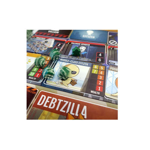 Support Local: Capital Gains Studio - Debtzilla Board Game