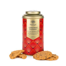 Load image into Gallery viewer, Festive Goodies: Whittard Christmas Pudding All Butter Biscuits 150g
