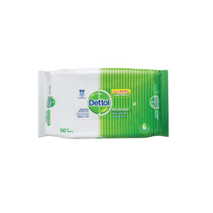 Protection Pack:  Dettol Anti-bacterial Wet Wipes x 50s (Kills 99.9 Percent of Germs)