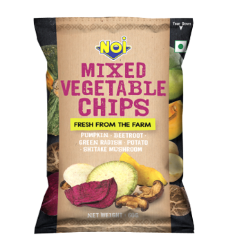 Healthy Snack (Halal): 60g Noi Mixed Vegetable Chips