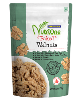 Healthy Snack (Halal): 75g NutriOne Baked Walnuts