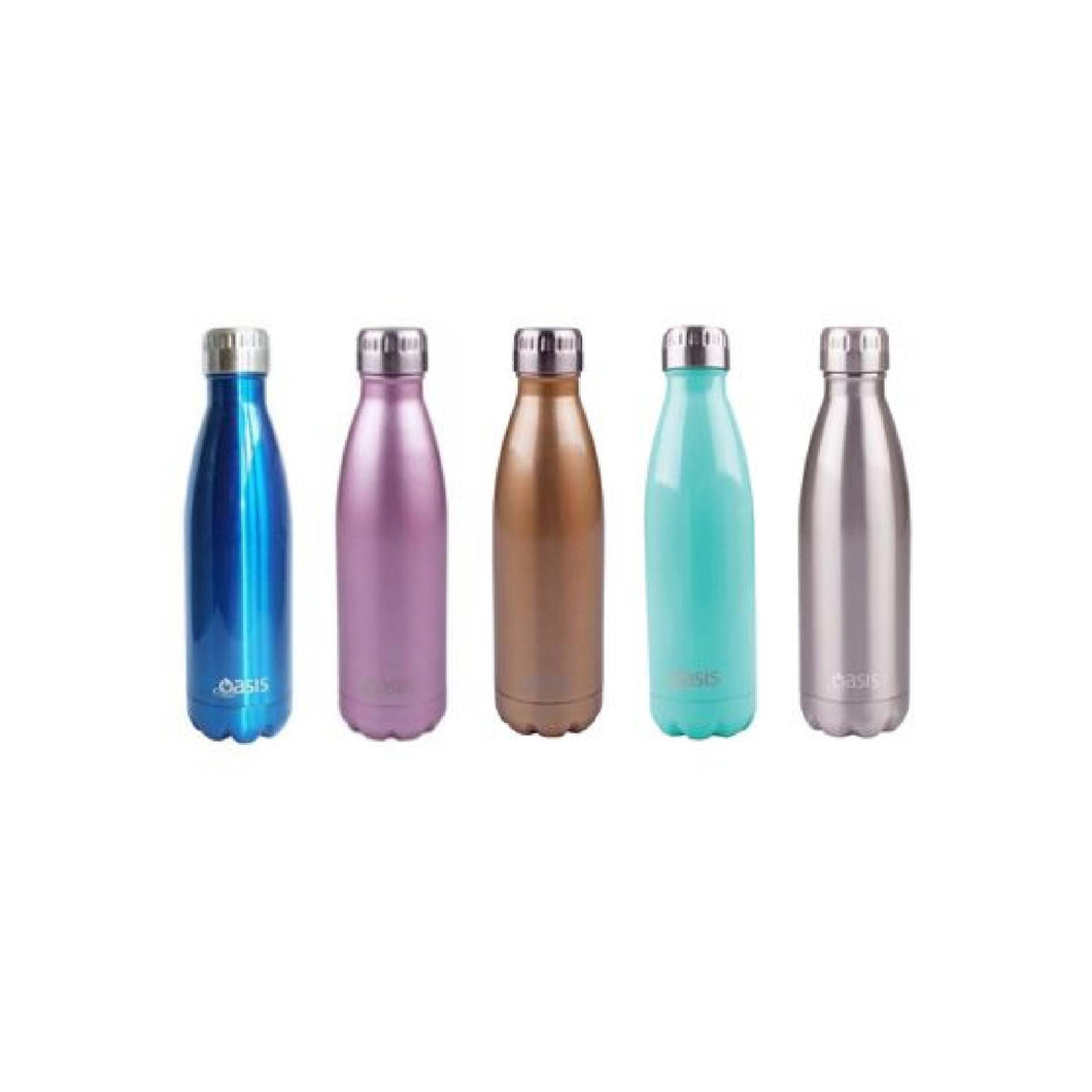 Drinkware Pack: Oasis Stainless Steel Insulated Bottle (500ml)