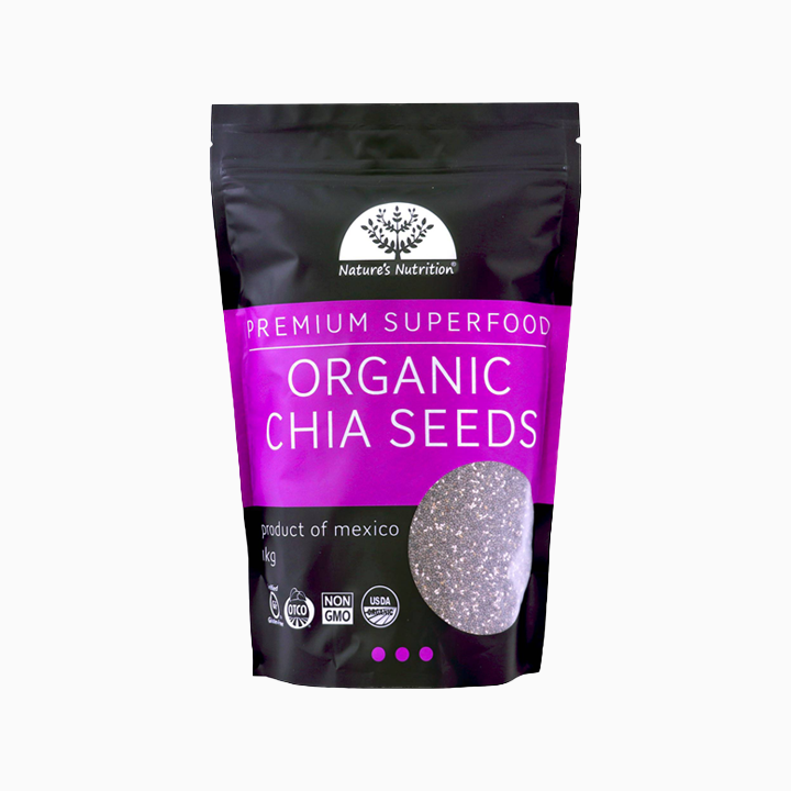 Wellness Pack: Nature’s Nutrition Organic Chia Seed 500g