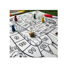 Load image into Gallery viewer, Support Local: Our Button Nose Reusable Silicone Colouring Mat – Singapore Game and Colour Mat (includes 3 pcs of marker)
