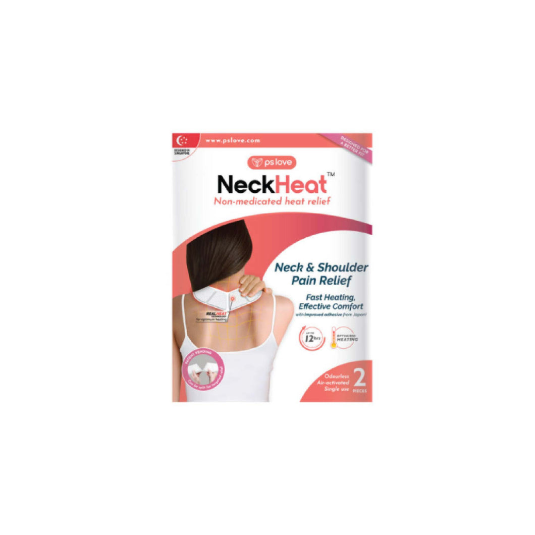 Protection Pack: Blood NeckHeat, Neck & Shoulder Pain Relief, 2 patches per pack