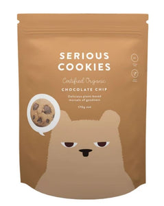 Other Snacks: 170g Serious Cookies Chewy Choc Chip or Chewy Double Choc or Coconut Delight or White Choc Macadamia Flavour