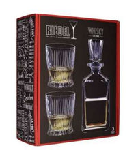 Load image into Gallery viewer, Alcohol Glassware: Riedel Fire Whisky + Decanter (Set of 3)
