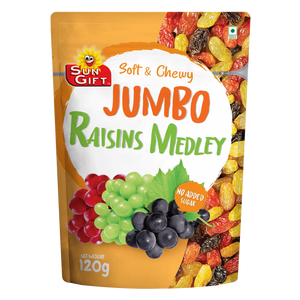 Healthy Snack (Halal): 120g Sungift Jumbo Medley Raisins