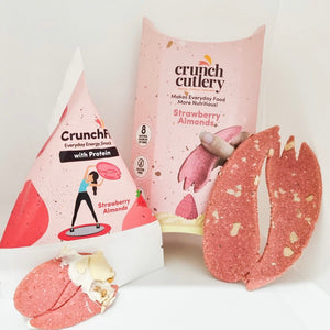 Healthy Snack (Halal): Crunch Cutlery Strawberry Crunch Bundle