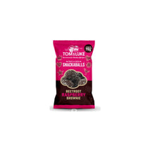 Load image into Gallery viewer, Other Snacks: 70g Tom &amp; Luke Snackaballs - Beetroot Raspberry Brownie
